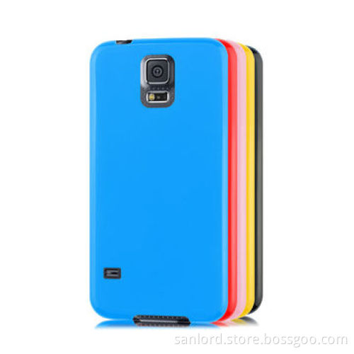 Solid Color TPU Mobile Phone Cases for Samsung Galaxy S5 i9600
